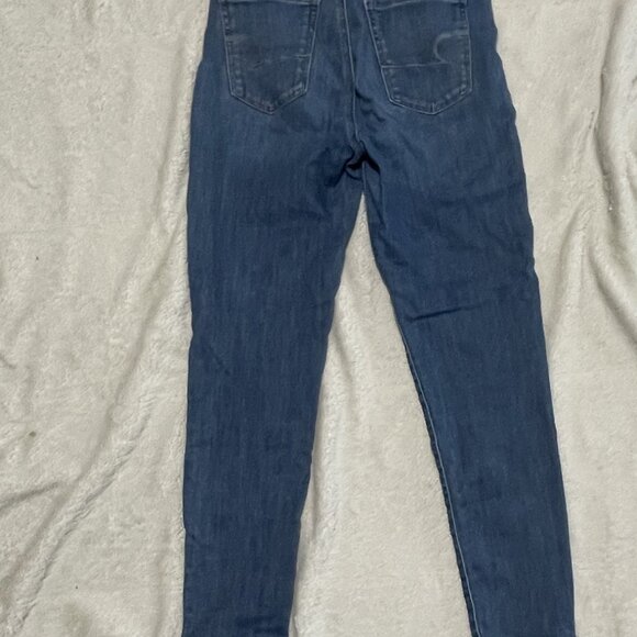 American Eagle Highest Rise Jegging size 10 - Indigo wash - Picture 3 of 6